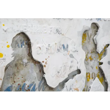 MALOWANY OBRAZ ROCK 120x3x60 cm